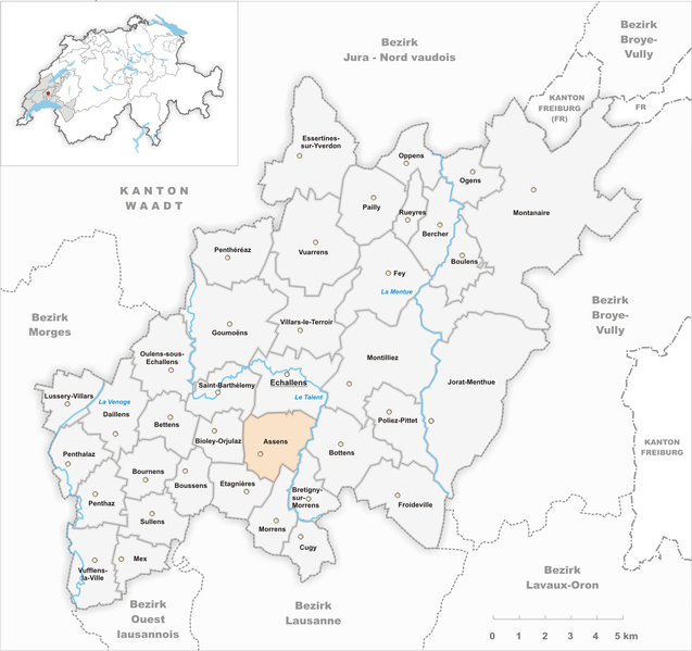 File:Karte Gemeinde Assens 2013.png