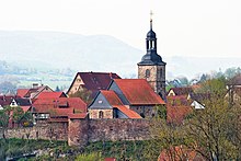 Kirchenburg Walldorf, Nordostansicht