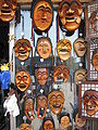 A banner made from this photo of masks may work