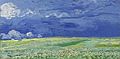 Vincent van Gogh: Feld unter Sturmhimmel