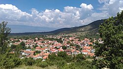 Panoramatický pohled na vesnici Krani