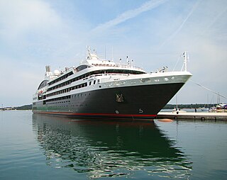 <i>LAustral</i> French cruise ship built in 2010