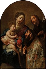 The Holy Family with Saint Augustine