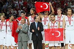 Image 37Turkish national basketball team won the silver medal in the 2010 FIBA World Championship. (from Culture of Turkey)
