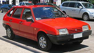 Оформление «передка» ВАЗ-2109 после 1991 года, «длинное» крыло