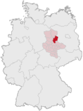 Localização de Terra de Jerichow na Alemanha