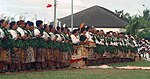 Lakalaka zum 70. Geburtstag des tongaischen Königs Taufaʻahau Tupou IV. 1988