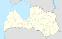 Daugavpils trên bản đồ Latvia