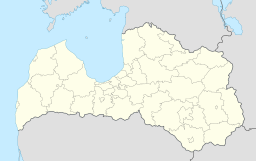 Daugavpils läge i Lettland.
