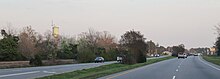 U.S. Route 74 in Laurel Hill Laurel Hill, North Carolina (March 2023).jpg