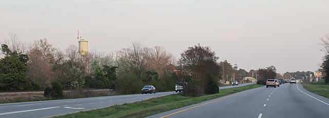 U.S. Route 74 in Laurel Hill