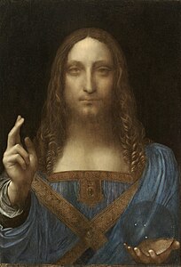 Leonardo da Vinci, Salvator Mundi (c. 1500).