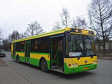 Автобус ЛиАЗ-5292.00 на остановке «Микрорайон Заря», Курск (2009)