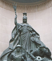 Liverpool News Exchange war memorial. Photo 3 by Phillip Medhurst 1992.jpg