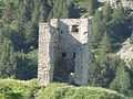 Français : Tour del Vacaro (ancienne tour de guet, restaurée en 2003), Llo, Pyrénées-Orientales, France