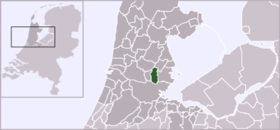 Lokaasje fan de gemeente Landsmeer