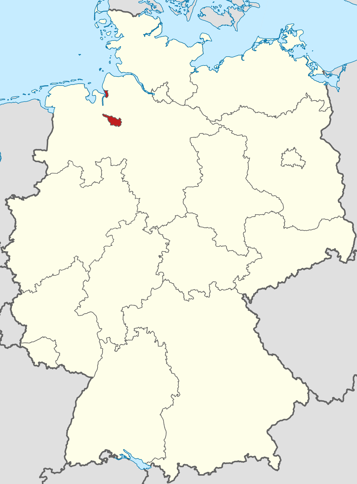 bremen karte deutschland Freie Hansestadt Bremen Wikipedia bremen karte deutschland