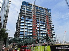 Principal Place under construction, June 2016 London June 7 2016 001 Principal Place Development Hackney (26918227473).jpg