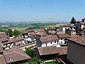 Panorama dal belvedere, Lu, Piemonte, Italia