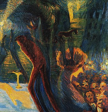 Souvenir d'une nuit (Memories of a Night), 1911 oil on canvas, 99 × 99 cm, private collection