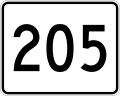 MA Route 205.svg