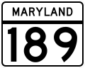 MD Route 189.svg