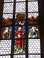Marienkirche Hanau: Chorfenster mit dem Hl. Nikolaus, Christus als Gärtner und der Maria Magdalena]]