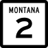 Montana Highway 2 işaretçisi