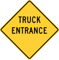 Truck entrance, Delaware and Texas