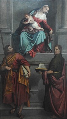 Madonna in trono con Santi Giacomo e Giovanni