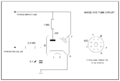 Magic eye tube circuit