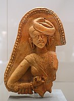 Male figure, Chandraketugarh, India, 2nd-1st century BC, terracotta - Ethnological Museum, Berlin - DSC01682.JPG