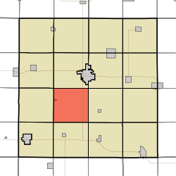 Map highlighting Roselle Township, Carroll County, Iowa.svg