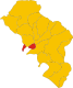 Map of comune of Podenzana (province of Massa and Carrara, region Tuscany, Italy).svg