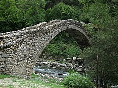 Bridge over the Valira in La Margineda