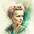 Marie Curie (Maria Salomea Skłodowska) (Varsavia, 7 di santandria 1867 - Passy, 4 di trìura 1934)
