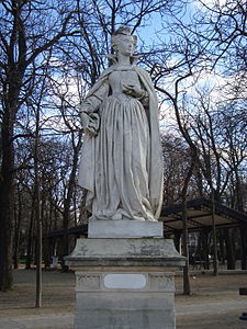 Marie Stuart, Paris, jardin du Luxembourg.