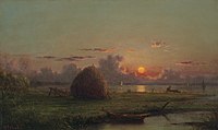 Martin Johnson Capo.  Impila al tramonto