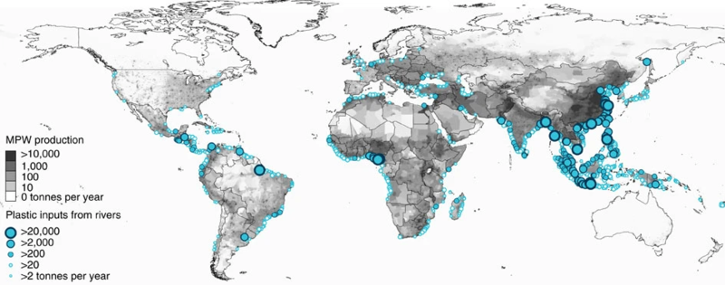 File:Mass of river plastic flowing into oceans.webp