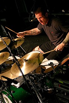 matt kelly - dropkick murphys SJC - custom drums. Check them out