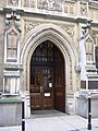 Detail des Haupteingangs, London Guildhall