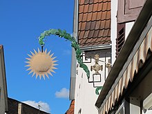 Metzingen, Pflegehofstraße 21, tavern sign (01) .jpg