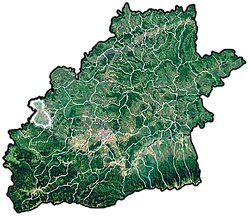 Kommunens beliggenhed i distriktet Sibiu