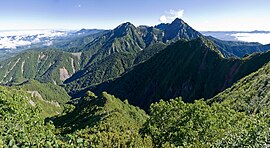 Gongendake Dağı'ndan Adake Dağı ve Amidadake Dağı 02.jpg