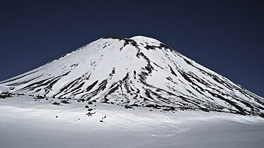 Ngauruhoe in the winter