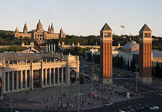 Panorámica desde la Plaza España.