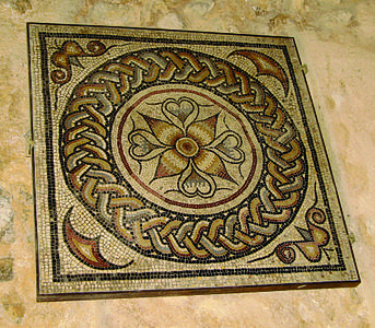 Gallo-Roman mosaic in the Sens Museum