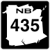 Route 435 marker