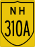 National Highway 310A marker