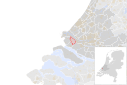 Ligging van Brielle in Zuid-Holland-provinsie